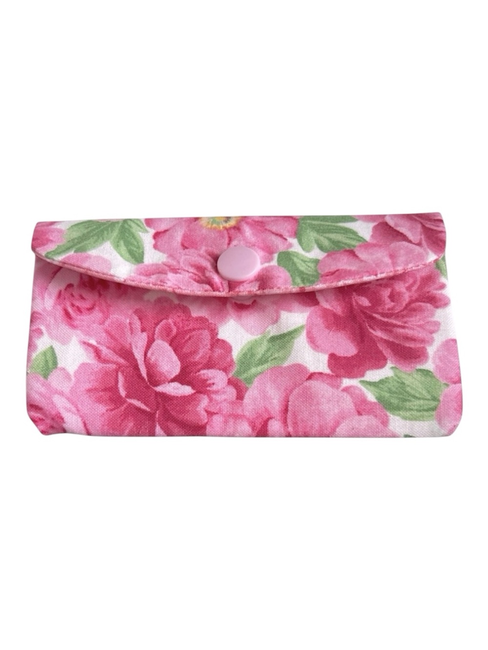 Hand Crafted Colorful Floral Lipstick Cozy Pocket Holder Fabric 100% Cotton